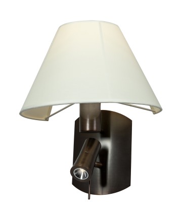 Access Lighting 70017LED-BRZ/CRM Cyprus LED and Flourcent Wall Lamp