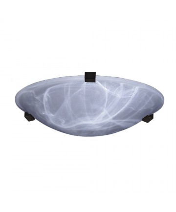 PLC Lighting 7016BKLED 1 Light Ceiling Light Nuova Collection
