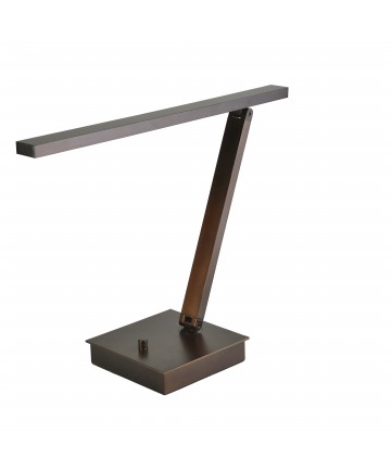 Access Lighting 72006LEDD-BRZ TaskWerx Linear LED Table Lamp