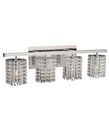 PLC Lighting 72196 PC 4 Light Vanity Rigga Collection