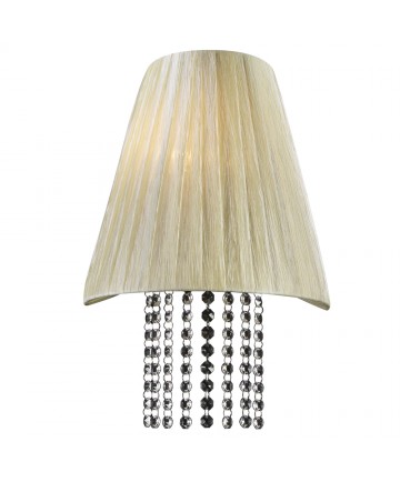 PLC Lighting 73028 BEIGE 1 Light Sconce Angelina Collection