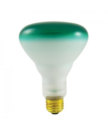 Bulbrite 244075 | 75 Watt BR30 Reflector, Medium Base, Green