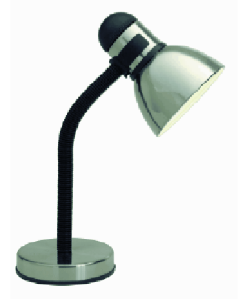 Satco 76/355 Satco 76-355 Steel/Black Goose Neck Desk Lamp
