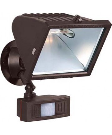 Nuvo Lighting 76/509 1 Light 12 inch Flood Light, Exterior Large Halogen w/Motion Sensor