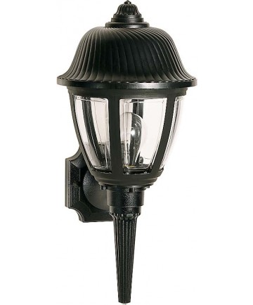 Nuvo Lighting 77/854 1 Light 18 inch Wall Lantern Swirl Dome Lantern w/Clear Acrylic Panels
