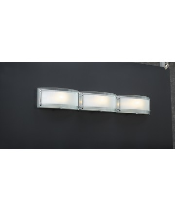 PLC Lighting 7836 PC 3 Light Vanity Millennium Collection