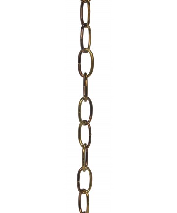 Satco 79/464 Satco 79-464 Antique Brass Finish 8 Gauge Chain