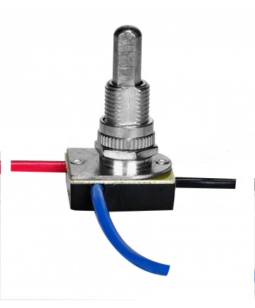 Satco 80/1129 NICKEL FINISH 3 WAY PUSH SWITC Switches & Accessories