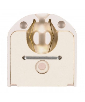 Satco 80/1249 Fluorescent LampHolder T8 or T12 Butt-On Mounting No Leads G13