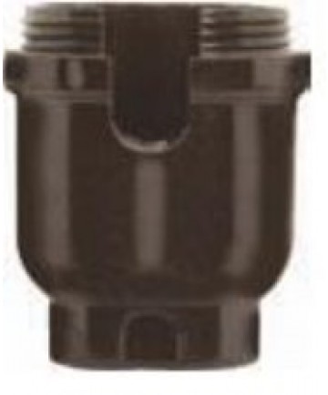 Satco 80/1267 Satco 80-1267 1/4IP Cap w/Metal Bushing Phenolic Medium Base Socket 