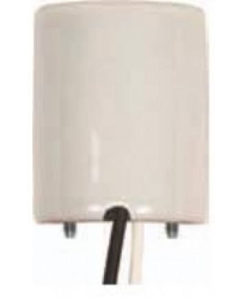 Satco 80/1689 | 4KV Medium Base Socket Glazed Porcelain with 18 Leads