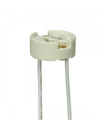 Satco 80/1816 GU7 Porcelain Halogen Socket 6" Leads 1000W 250V