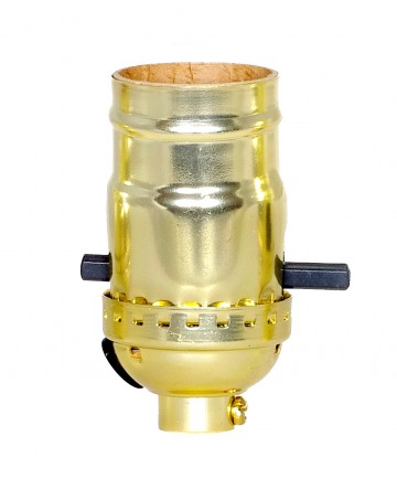 Satco 80/2137 BG ON/OFF PUSH SKT W/SIDE 660 Watts 250 Volts Sockets &