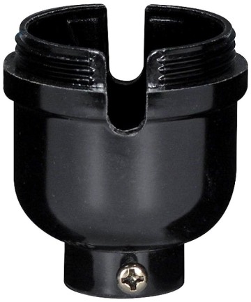 Satco 80/2201 E26 PHENOLIC PUSH THRU 1/8 CAP Sockets & Lampholders