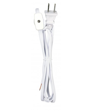 Satco 80/2262 6 FT 18/2 SPT-1 BROWN W/PLUG 1250 Watts Wire Light Bulb