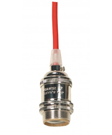 Satco 80/2379 KEYLESS POL NICKEL CAST SKT 660 Watts 250 Volts Sockets