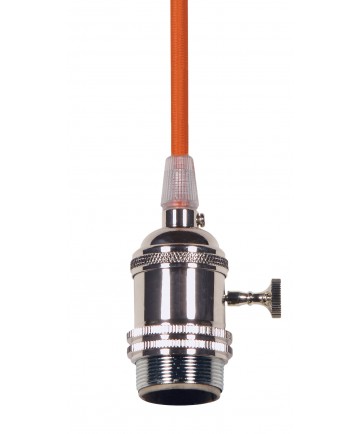 Satco 80/2381 ON-OFF TK POL NICKEL CAST SKT 250 Watts 250 Volts