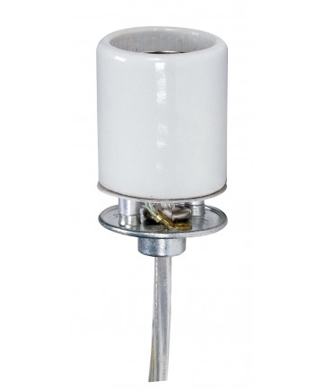 Satco 80/2384 MEDIUM GLAZED PORC SKT W/ CAP 660 Watts 250 Volts