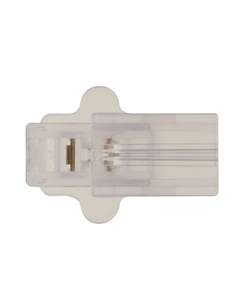 Satco 80/2524 CLEAR SILVER FEMALE SPT-2 PLUG 125 Watts Hardware & Lamp
