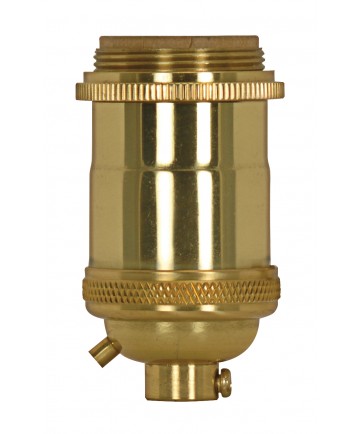 Satco 80/2565 PB CAST BRASS KEYLESS SKT WITH 660 Watts 250 Volts