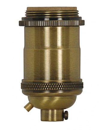 Satco 80/2567 AB CAST BRASS KEYLESS SKT WITH 660 Watts 250 Volts