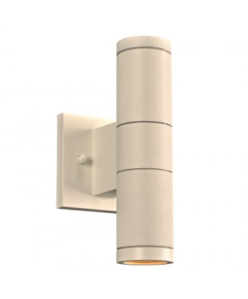 PLC Lighting 8024WH 2 Light Outdoor Fixture Troll-II Collection 8024