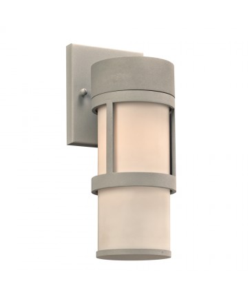 PLC Lighting 8047SL126GU24 1 Light Outdoor Fixture Qubert Collection