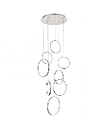 PLC Lighting 81318PC Jazz Led Entry Pendant