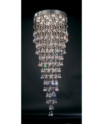 PLC Lighting 81727 PC 16 Light Chandelier Beverly Collection