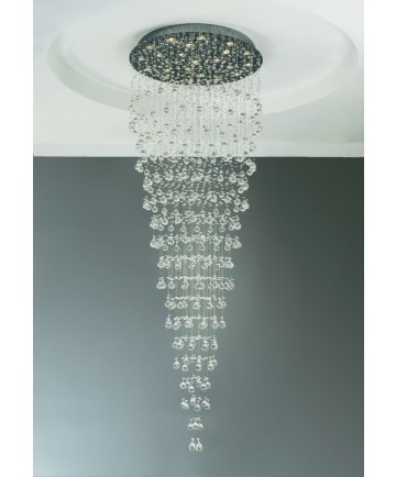 PLC Lighting 81729 PC 22 Light Chandelier Beverly Collection