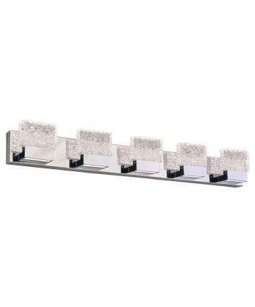 PLC Lighting 84415PC Ombrelle Led 5-Lite Vanity Lite