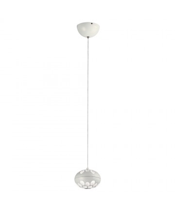 PLC Lighting 84461WH Rosini Led 1-Lite Mini Pendant