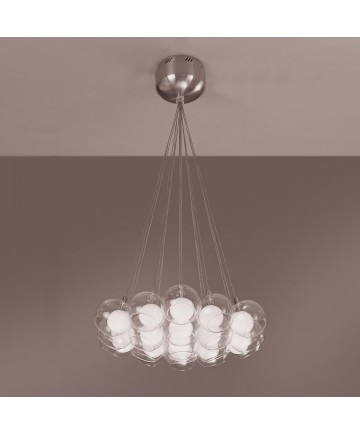 PLC Lighting 86620 SN 19 Light Chandelier Hydrogen Collection