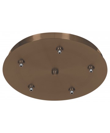 Access Lighting 87121UJ-BRZ Unijack Five -Port Round Canopy