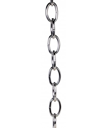 Satco 90/000 1 YD 4 GAUGE NICKEL CHAIN Hardware & Lamp Parts Light