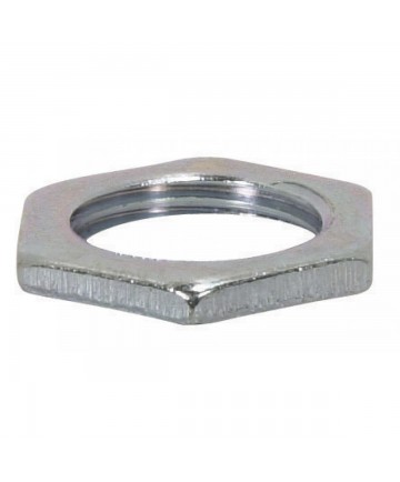Satco 90/002 3/8IP Steel Hex Nut Zinc PL Reg. Hardware & Lamp Parts