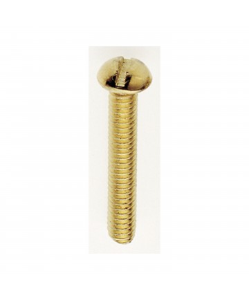 Satco 90/027 1" BR PLTD 8/32 RH SCREW Hardware & Lamp Parts Light Bulb