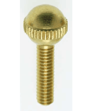 Satco 90/037 Satco 90-037 5/8" Burnished and Lacquered Solid Brass Ball