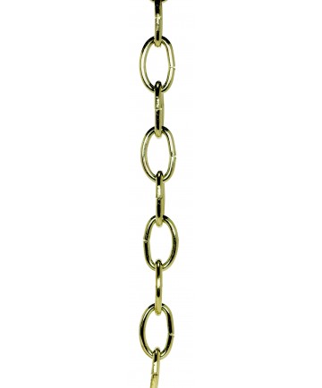 Satco 90/081 Satco 90-081 Antique Brass Finish 4 Gauge Chain