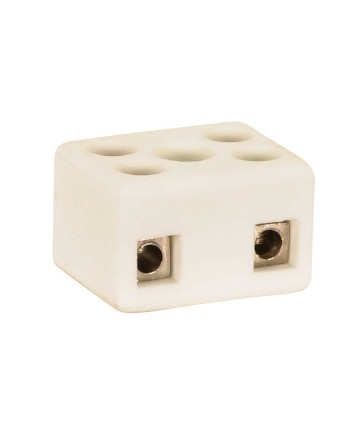 Satco 90/1081 CERAMIC TWO-WIRE CONNECTOR 1000 Watts 250 Volts Sockets