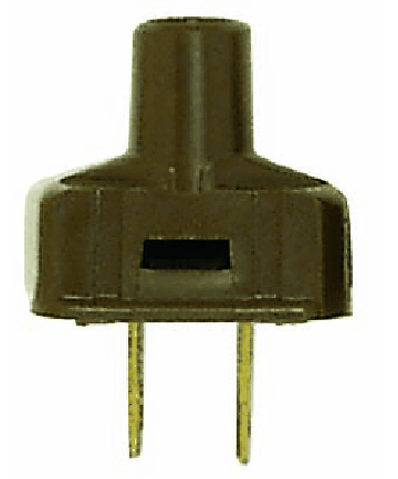 Satco 90/1114 Satco 90-1114 Brown Attachment Plug w/Terminal Screws