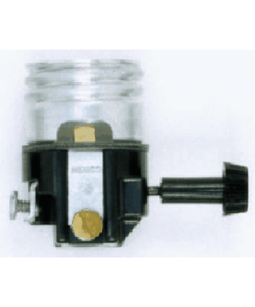 Satco 90/1140 3-Way Turn Knob Socket Interior Mechanism Medium Base