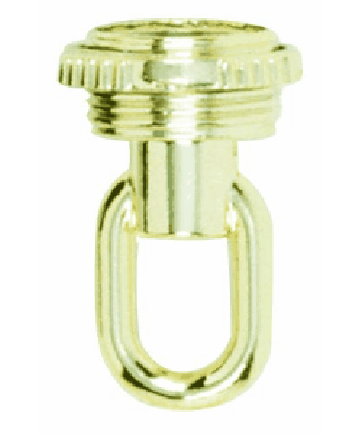 Satco 90/1164 Satco 90-1164 Brass Finish 3/8IP Screw Collar Loop