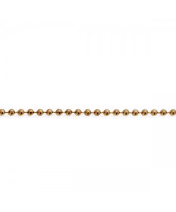 Satco 90/124 Satco 90-124 #6 Beaded Brass Chain 1/8" Diameter 100ft Spool