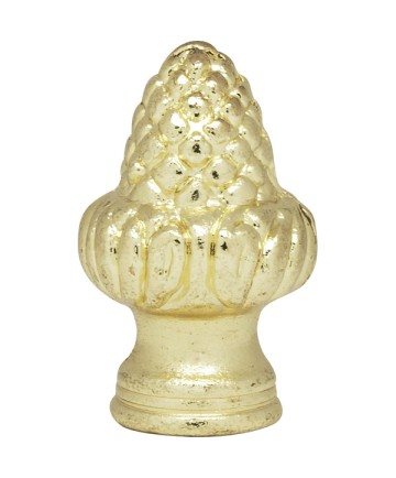 Satco 90/133 1 3/4" BR FIN ACORN FINIAL Hardware & Lamp Parts Light