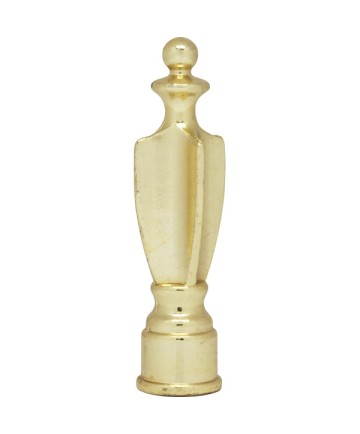 Satco 90/135 2" FINIAL VAC BRASS FINISH Hardware & Lamp Parts Light