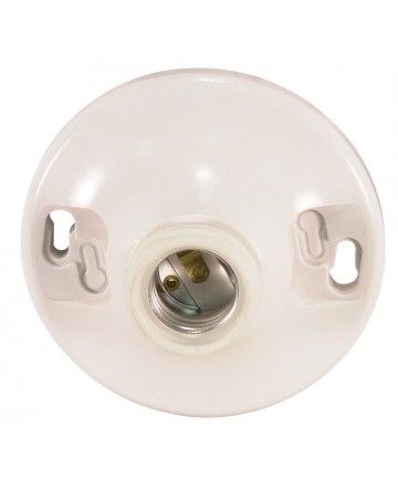 Satco 90/1502 PLASTIC KEYLESS RECEPTACLE/PIG 660 Watts 250 Volts