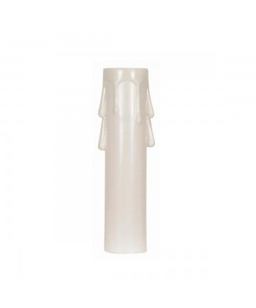 Satco 90/1506 3" CANDELABRA COVER WHITE/WHT Hardware & Lamp Parts