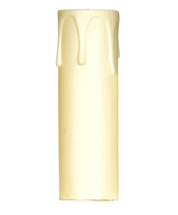 Satco 90/1511 Satco 90-1511 2 inch Antique Plastic w/Plastic Drip Candelabra Candle Cover