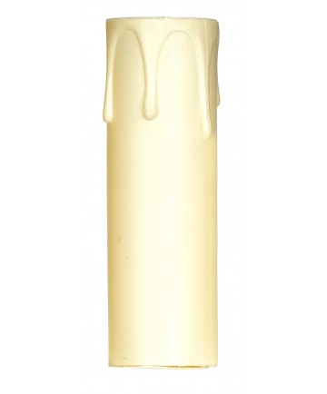 Satco 90/1512 Satco 90-1512 3 inch Antique Plastic w/Plastic Drip Candelabra Candle Cover
